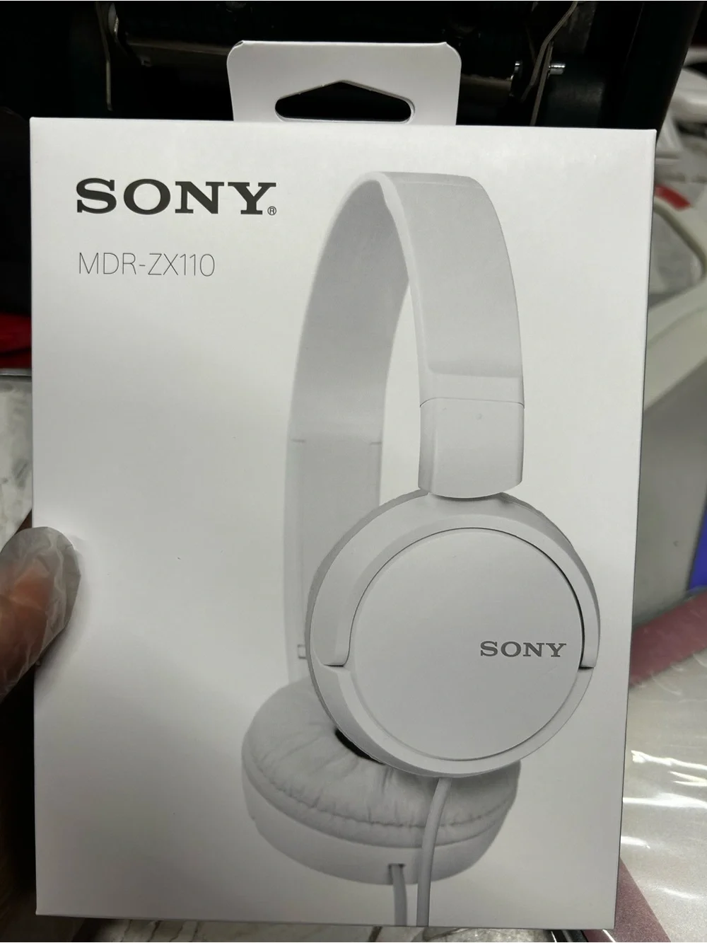 Sony MDR-ZX110 Over-Ear Headphones in White
